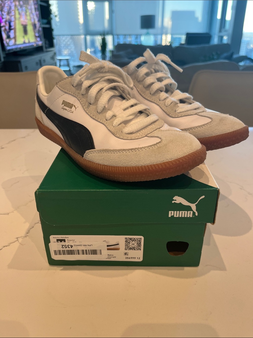 Puma Women’s Sneakers — White & Black